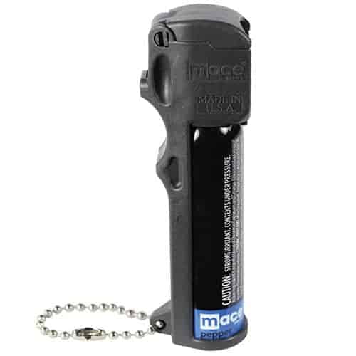 Mace? Triple Action Personal Pepper Spray Left Side With Key Ring