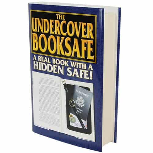 Real Book Diversion Safe With Removable Retail Sales Sleeve On End