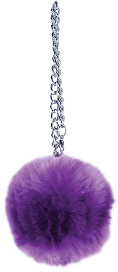 Fur Ball Alarm Purple And Chain