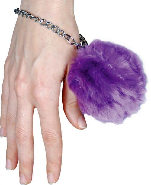 Fur Ball Alarm Purple On Wrist