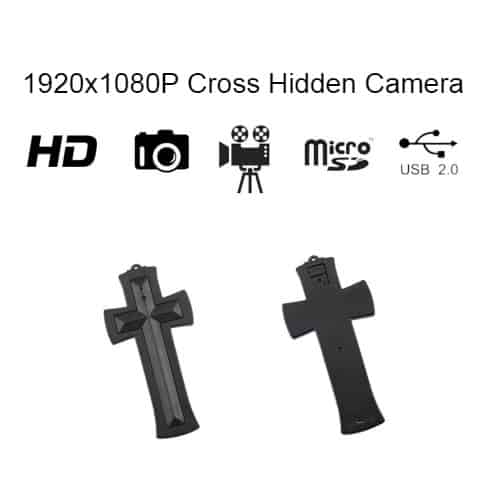 Cross Hidden HD Camera with built in DVR with Info