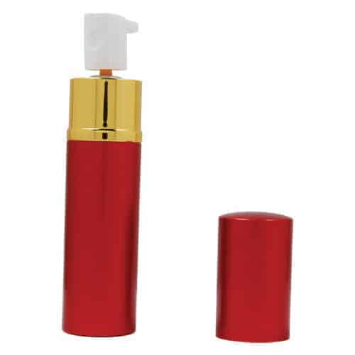 WildFire™ 1.4% MC Lipstick Pepper Spray Red Cap Off