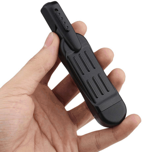Clip With Hidden Camera And DVR In Hand