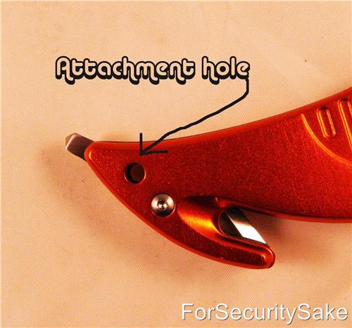 Rescue Knife Tool Showing Attachment Hole