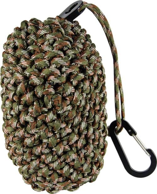 ParaCord Pouch Standing Drawn Closed