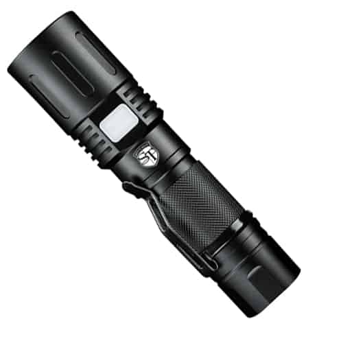 3000-lumens-self-defense flashlight-with-belt-clip